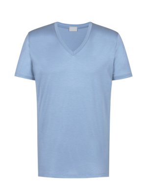 Glattes-T-Shirt-aus-Serie-Selection-mit-V-Ausschnitt
