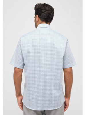 Kurzarmhemd mit geometrischem Print, Modern Fit