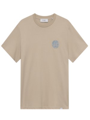 T-Shirt aus Jersey mit Front-und Backprint 