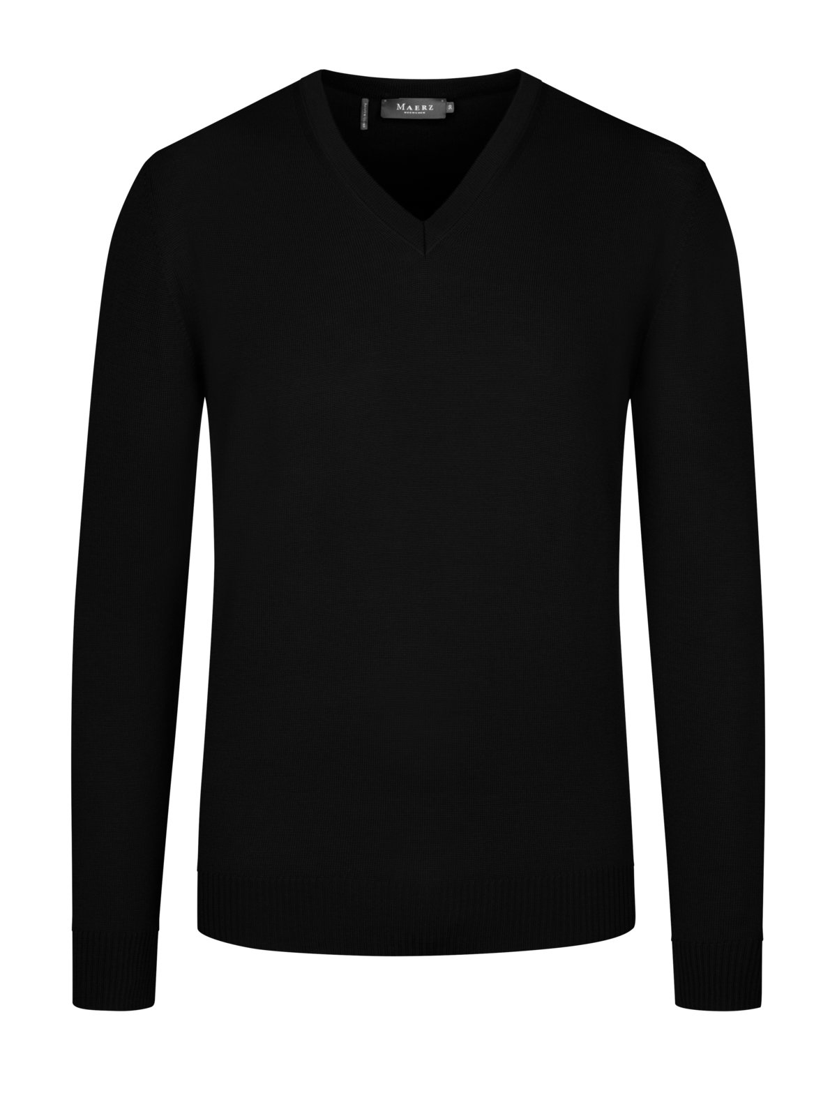 Maerz Softer Pullover aus Merinowolle mit V-Kragen in 52