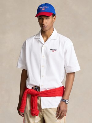 Polo-Sports-Kurzarmhemd-mit-Stars-&-Stripes-Stickerei