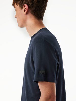T-Shirt-mit-Modalanteil-und-Logo-Patch