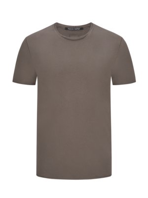 Softes-T-Shirt-aus-Baumwolle-mit-Rollkanten