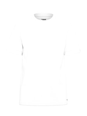 T-Shirt Drynamic mit Rippbündchen und Stretchanteil