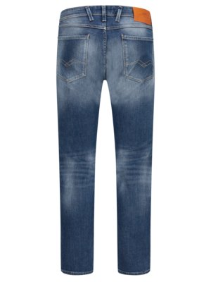 Jeans-Anbass-in-Washed-Optik,-Slim-Fit