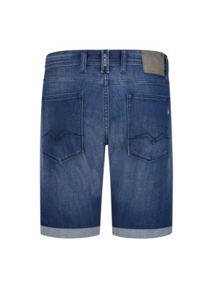 Jeans-Shorts-mit-Umschlag-und-Stretch-Anteil