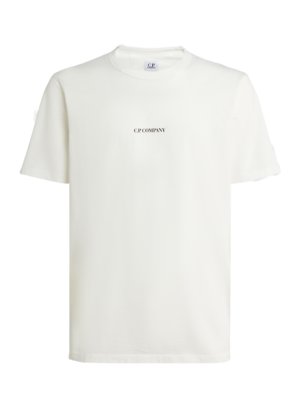 Softes-T-Shirt-mit-kleinem-Logo-Print