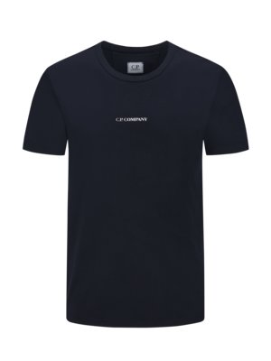 Softes-T-Shirt-mit-kleinem-Logo-Print