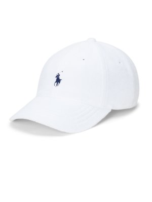 Baseball-Cap in Frottee-Qualität mit Poloreiter-Stickerei