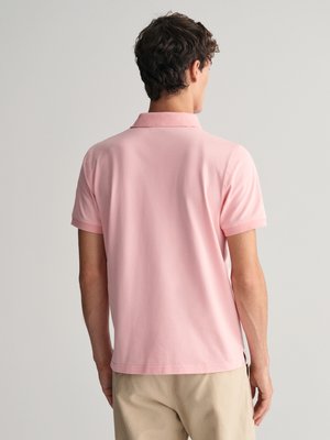 Poloshirt Piquê mit Kontrast-Details und Stretch 