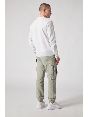 Sweatshirt-aus-Baumwolle-mit-Label-Patch
