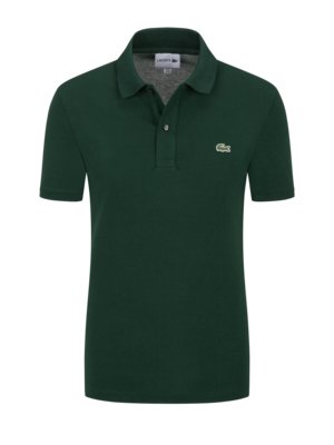 Piqué-Poloshirt-L1212-Classic-Fit,-mit-kleinem-Krokodil-Aufnäher