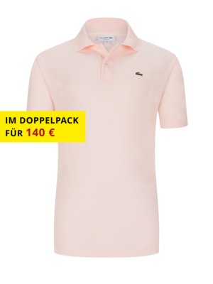 Piqué-Poloshirt-L1212-Classic-Fit,-mit-kleinem-Krokodil-Aufnäher