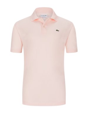 Piqué-Poloshirt-L1212-Classic-Fit,-mit-kleinem-Krokodil-Aufnäher