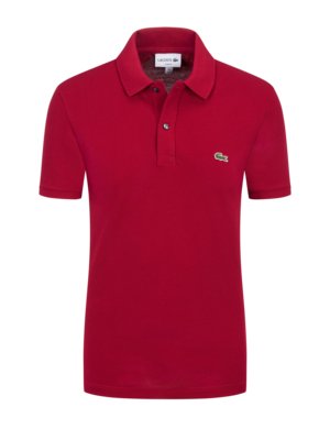 Piqué-Poloshirt PH4012 Slim Fit, mit Krokodil-Aufnäher