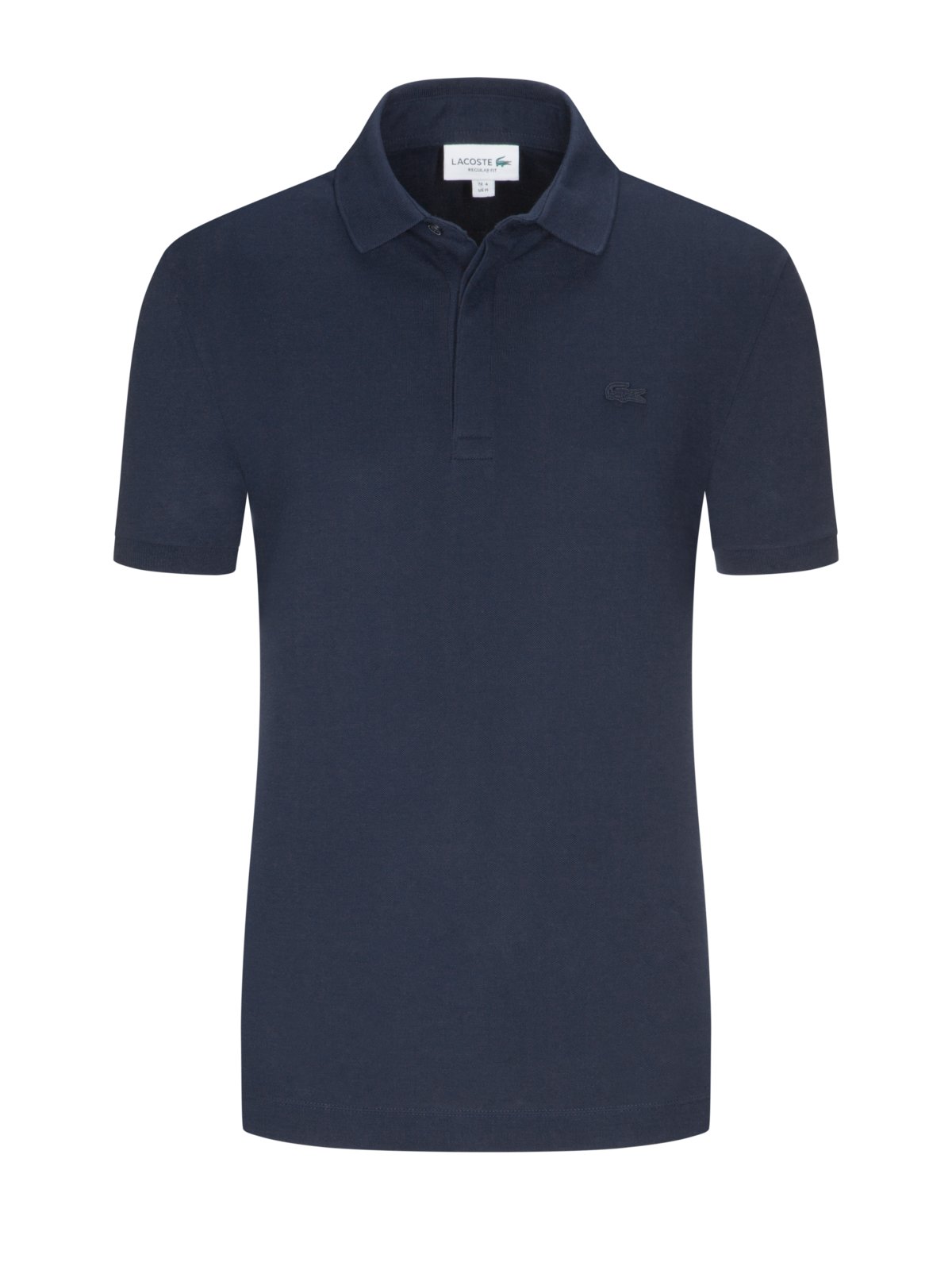 Lacoste Stretch-Poloshirt mit verdeckter Knopfleiste in XL