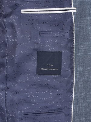 Anzug-aus-Schurwolle-mit-Glencheck-Muster,-Shaped-Fit