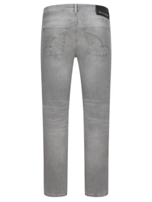 Leichte-Jeans-Jack-Iconic-mit-Stretchanteil-in-Washed-Optik,-Regular-Fit