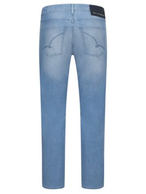 Softe-Jeans-Jack-mit-Iconic-Stretch-und-Used-Optik,-Regular-Fit