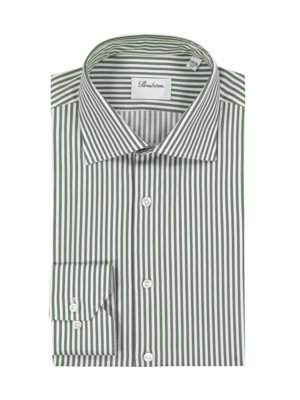 Hemd mit Streifen aus Twofold Super Cotton, Slimline