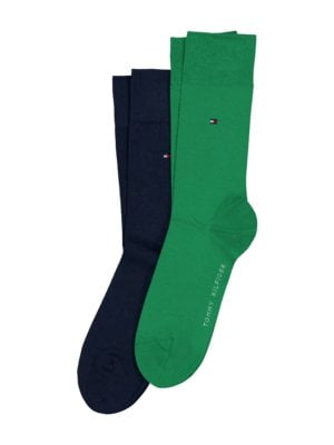 2er-Pack-wadenhohe-Socken-mit-Logo-Details