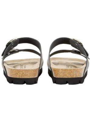 Sandalen mit ergonomischem Fußbett aus geöltem Leder