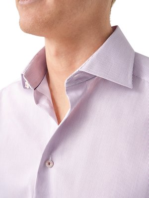 Hemd mit Fineliner-Muster und Brusttasche, Classic