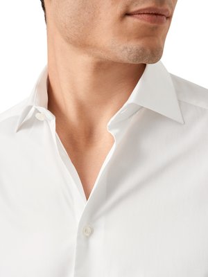 Unifarbenes-Hemd-in-Twill-Qualität-aus-Pima-Baumwolle,-Contemporary-Fit-