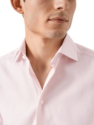Unifarbenes Hemd in Twill-Qualität aus Pima-Baumwolle, Contemporary Fit 