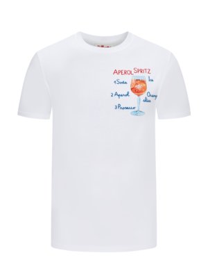 T-Shirt-mit-Aperol-Motiv-und-Stickerei