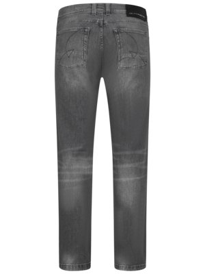 Jeans-Jayden-in-dezenter-Used-Optik,-Tapered-Fit