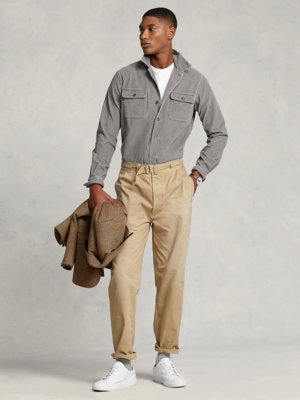 Overshirt-in-Cord-Qualität,-Classic-Fit
