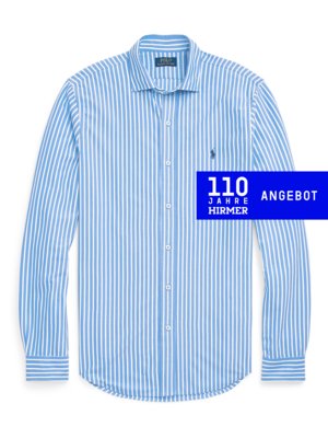 Sporthemd-in-jersey-Qualität-mit-Streifen-und-Poloreiter-Stickerei
