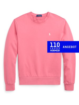 Sweatshirt-aus-Baumwolle-mit-Logo-Stickerei
