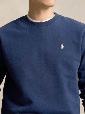 Sweatshirt-aus-Baumwolle-mit-Logo-Stickerei