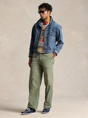 Leichte Jeansjacke aus Baumwolle