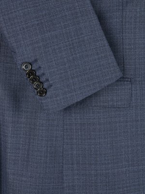 Dreiteiliger Anzug mit feinem Glencheck-Muster