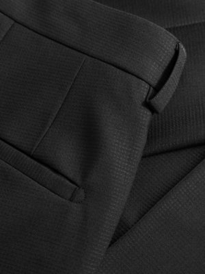 Anzughose mit Stretchanteil und feinem Karo-Muster, Extra Slim Fit
