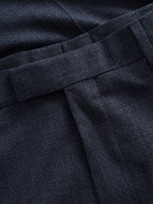 Anzughose mit Leinen- und Stretchanteil, Slim Fit