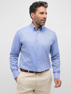 Hemd aus Baumwolle mit feiner Struktur, Modern Fit