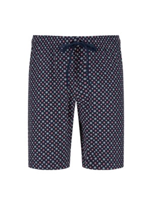 Pyjama-Shorts-Tie-Minimal-mit-floralem-Print