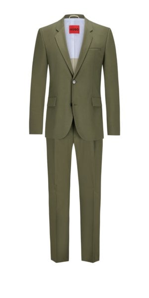Leichter Anzug mit 4-Way-Stretch, Modern Fit