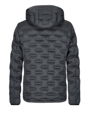 Daunenjacke mit geometrischem Steppmuster