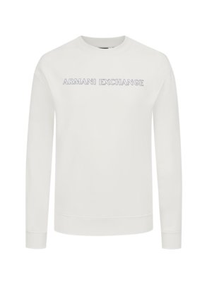 Sweatshirt mit Logo-Schriftzug