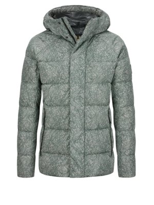 Steppjacke mit Daunenfüllung und feiner Musterung