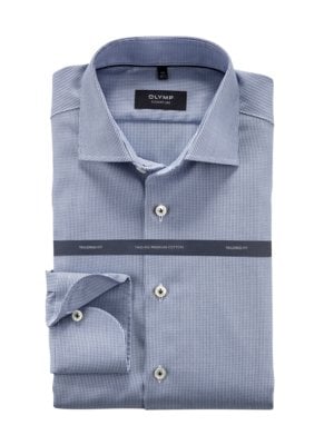 Signature Hemd aus Baumwolle mit feinem Muster, Tailored Fit