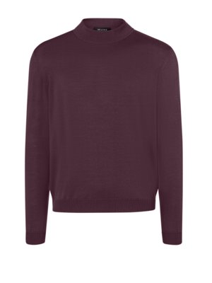 Leichter Pullover aus Merinowolle mit Turtle-Neck