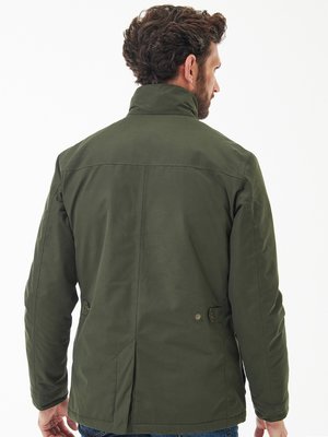 Fieldjacket mit Cord-Details und gesteppter Blende