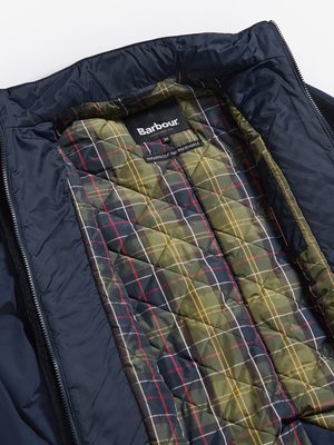 Fieldjacket mit Cord-Details und gesteppter Blende