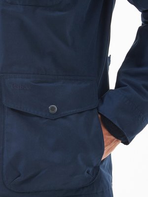 Fieldjacket mit Cord-Details und gesteppter Blende